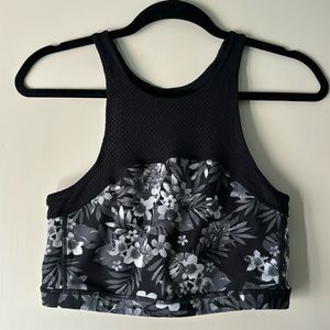 Kensie bra women’s black and white floral